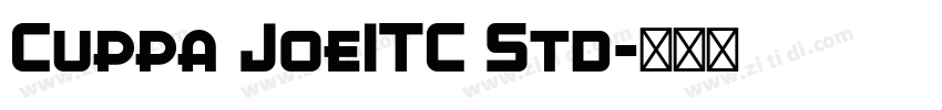 Cuppa JoeITC Std字体转换